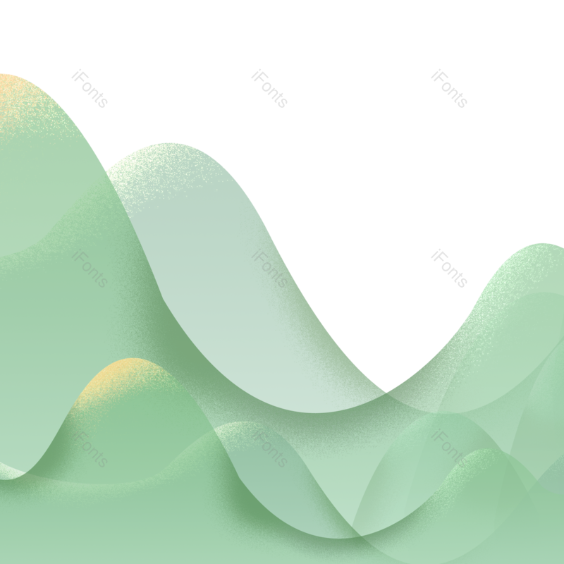 水墨图片,中国风元素,古风PNG,绿色免抠素材